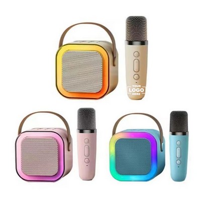 Wireless LED Karaoke with Microphone