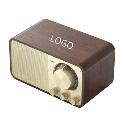 Retro Wooden Bluetooth Radio Speaker