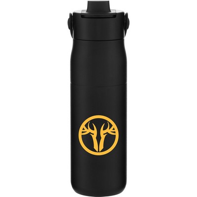 23 oz Larq Swig Top Water Bottle (Obsidian Black)