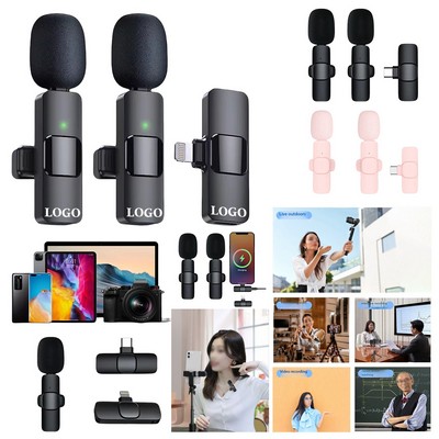 Compact Wireless Clip-On Microphone System