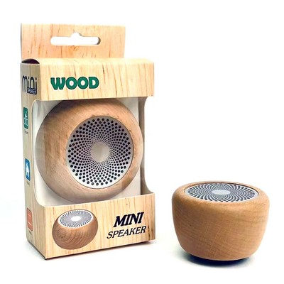 Mini Wooden Bluetooth Speaker