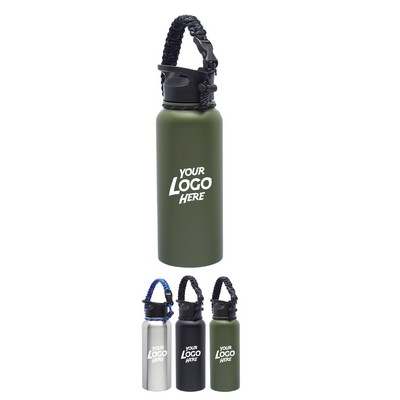 Stainless Steel Water Bottles with Strap - 34 oz