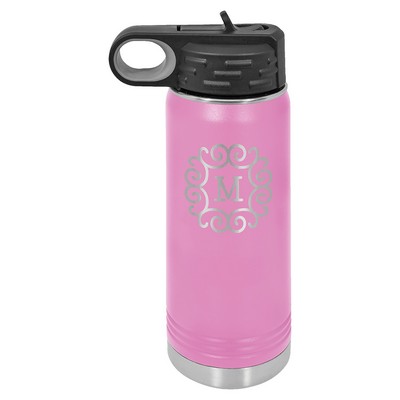 Polar Camel 20oz Light Purple Stainless Steel Water Bottle