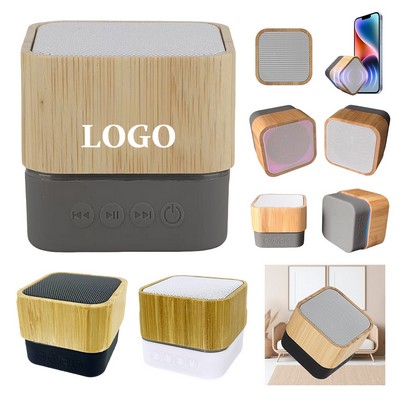 A15 Natural Bamboo Wireless Speaker