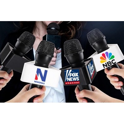 Triangular Microphone Flag with Foam