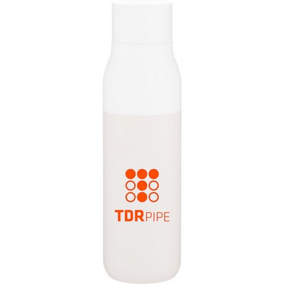 17 oz Larq Twist Top Water Bottle (Granite White)