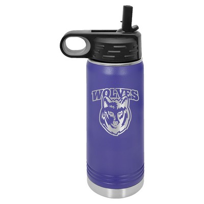 20 oz Polar Camel Insulated Water Bottle Laser Engraved