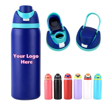 32oz Insulated Stainless Steel Water Bottle with Spout Lid