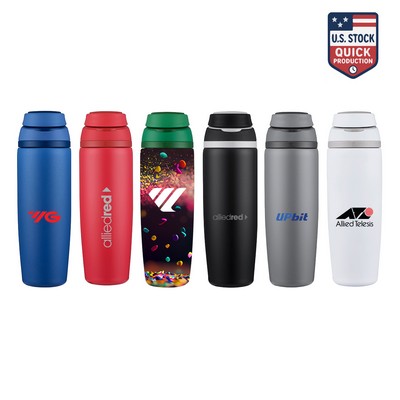 ArticFire 28oz Vacuum Insulated Bottle with Carry Handle & PFAS-Free Coating