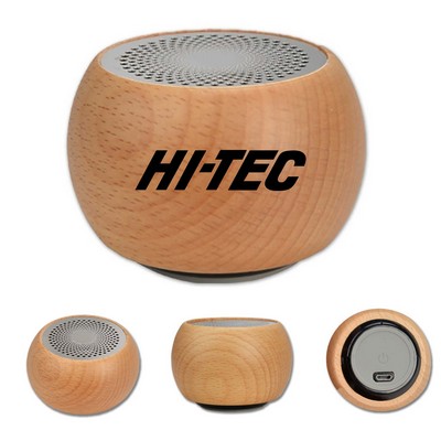Wooden Mini Bluetooth Speaker Lightweight