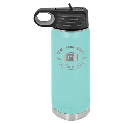 Polar Camel 20oz Teal Stainless Steel Water Bottle